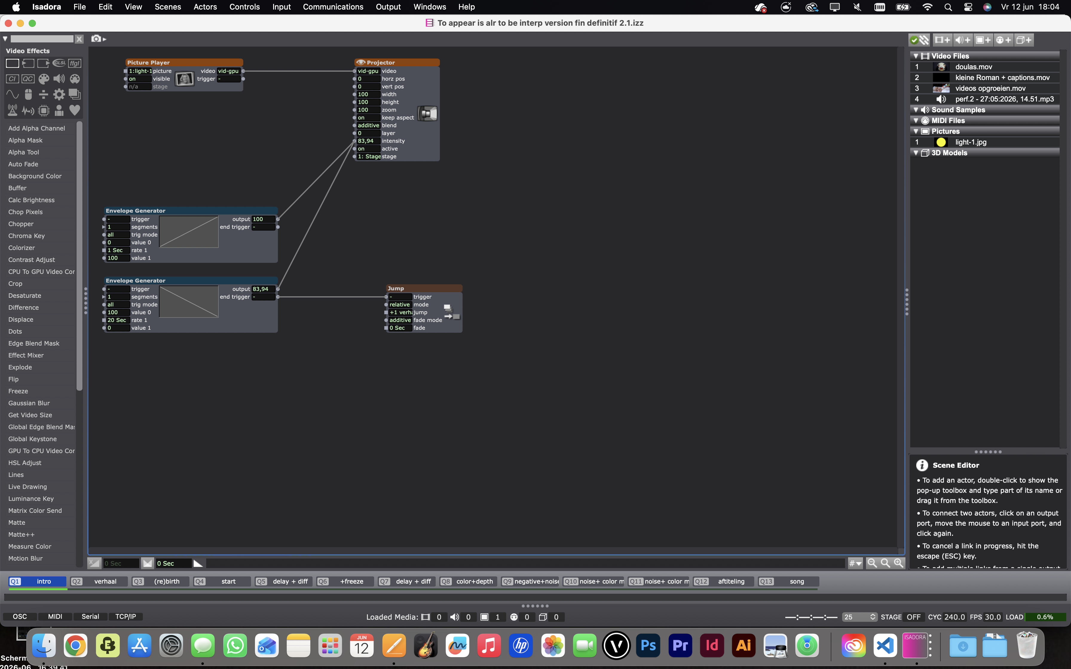 Screenshot Isadora 1